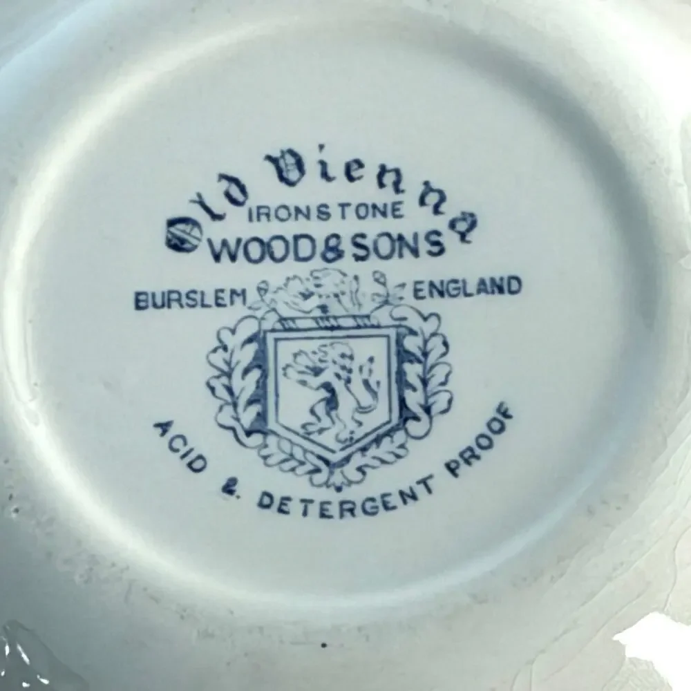 Vintage Old Vienna Wood & Sons English Ironstone Finger Bowls Set of 4